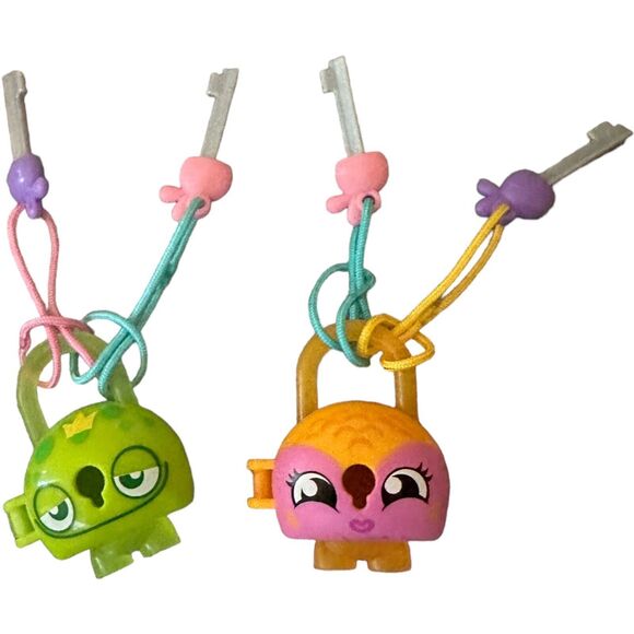 Lot Of 2 Lock Stars Kids Pink /Orange & Green / Purple W/ 4 Keys Rare HTF Toys - Picture 9 of 9